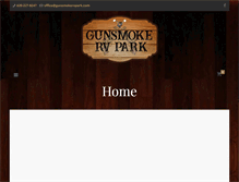 Tablet Screenshot of gunsmokervpark.com